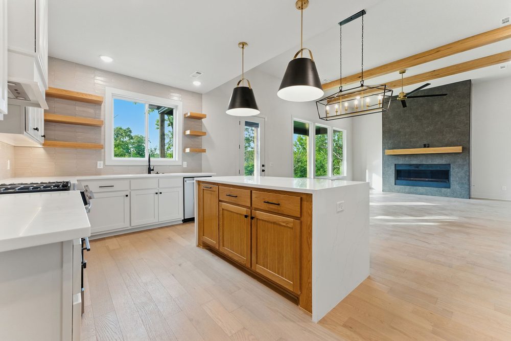 Modern kitchen with island