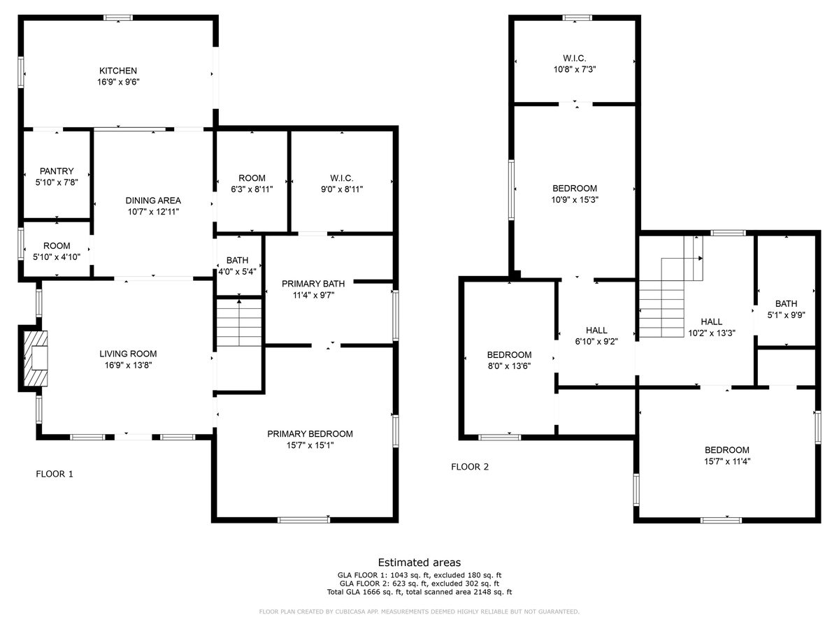 Schematic floor plan